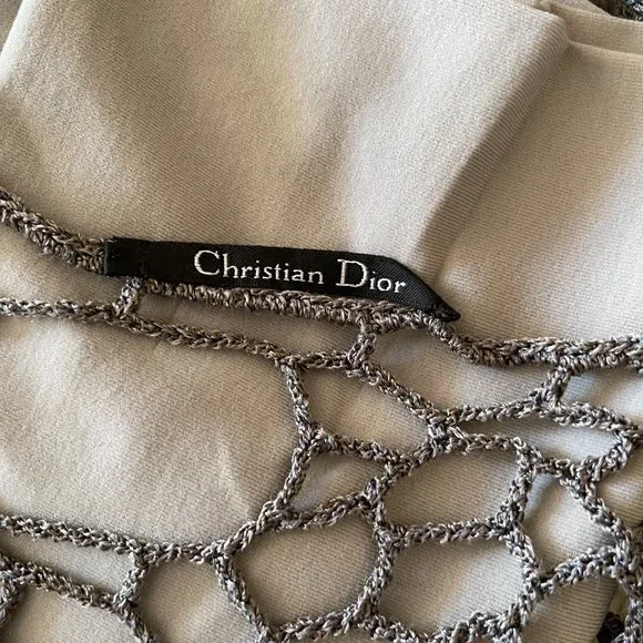CHRISTIAN DIOR KNIT KNET TOP SIZE S/M - Picture 8 of 8